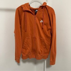 Nike Zip-up Hoodie Burnt Orange
